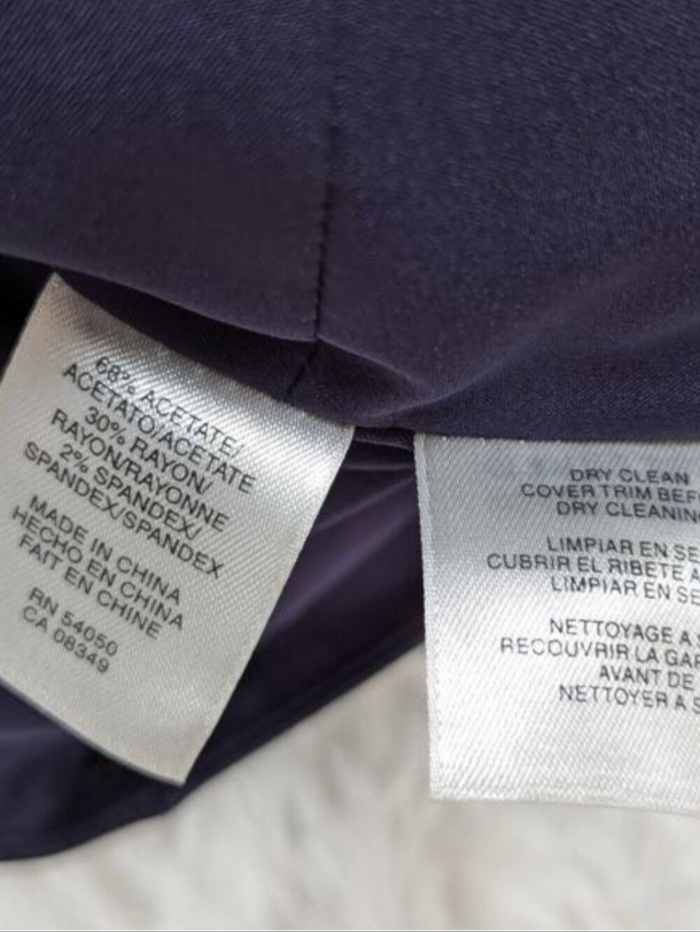 Jones New York Purple Satin V-Neck Midi Dress with Rhinestone Accent - Picture 5 of 9
